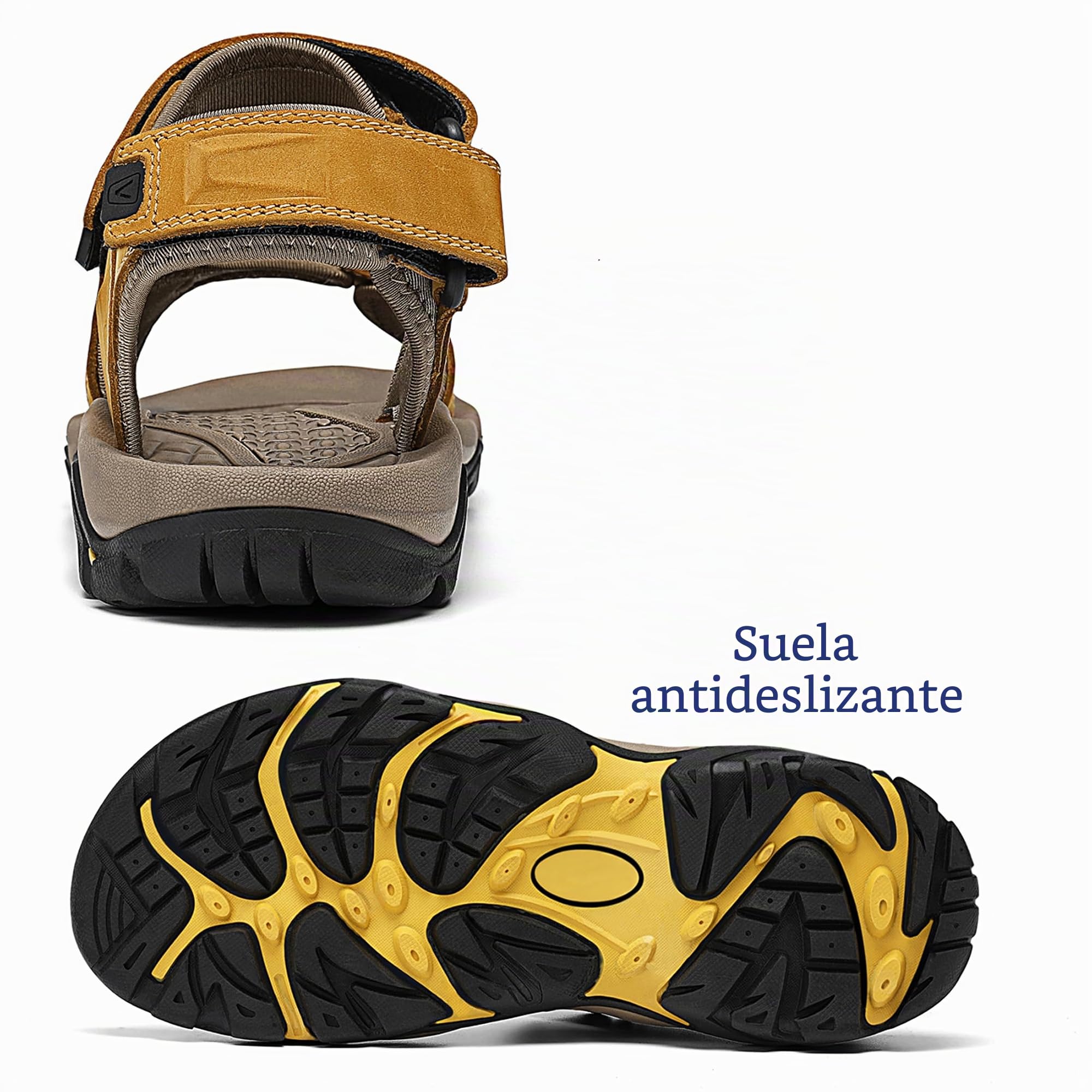 Sandalias de Senderismo para Hombres Verano Exterior Deportivas Zapatos de Montaña Sandalias de Playa Antideslizante Trekking