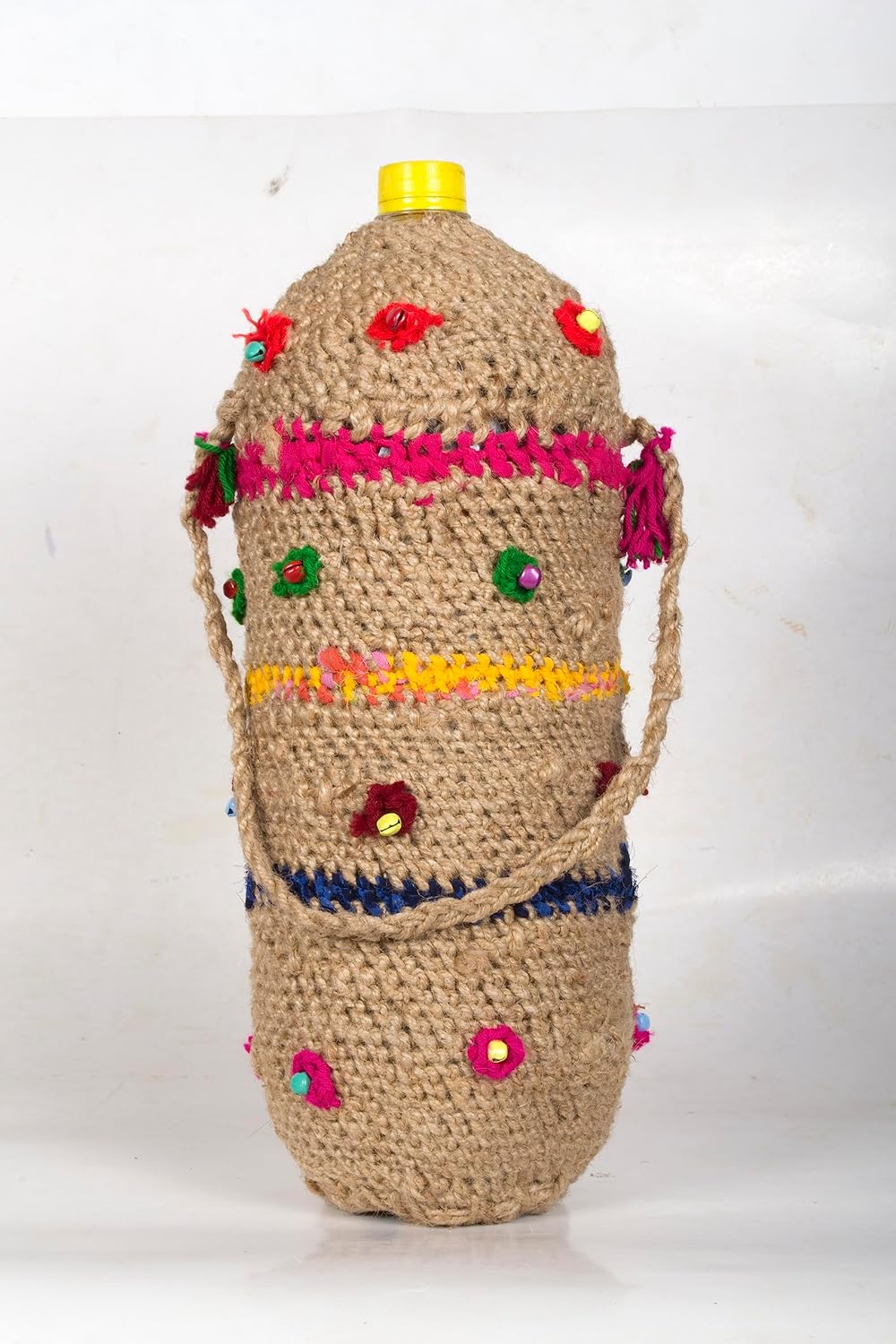 Grey - Handmade 1L Water Bottle Cover 20