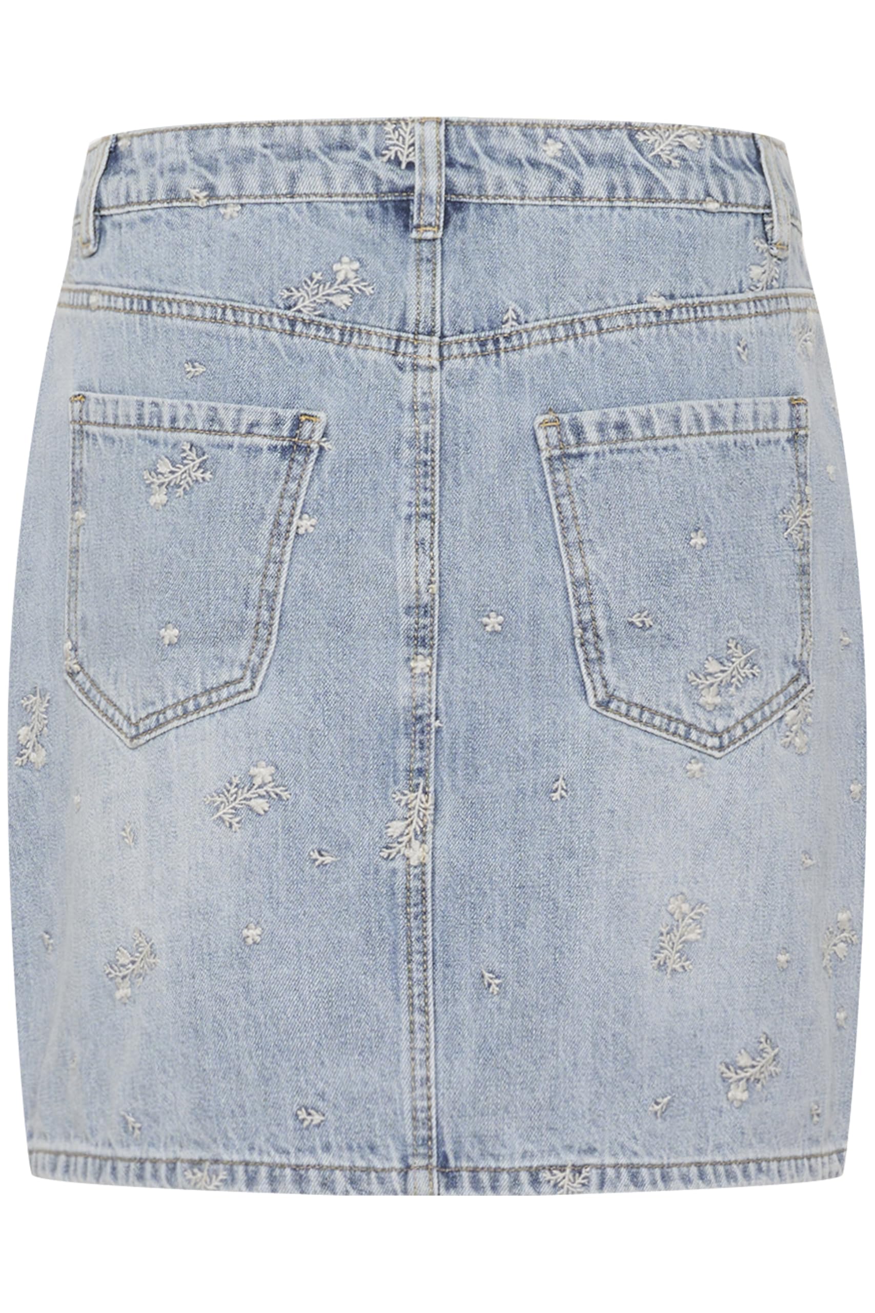 KAFFE Damen Denimrock KAbabeth Hohe Taille