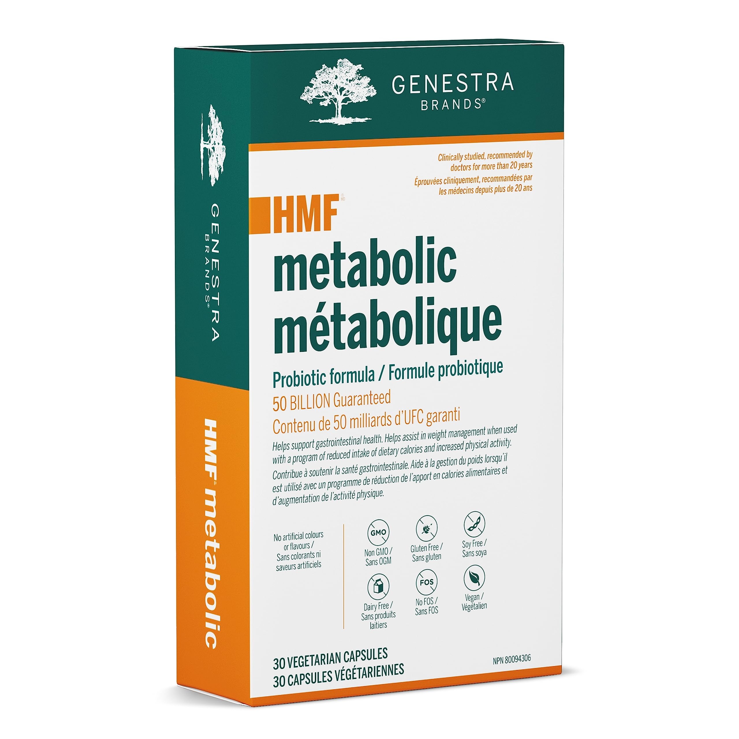 GenestraBrands HMF Metabolic, 30 caps