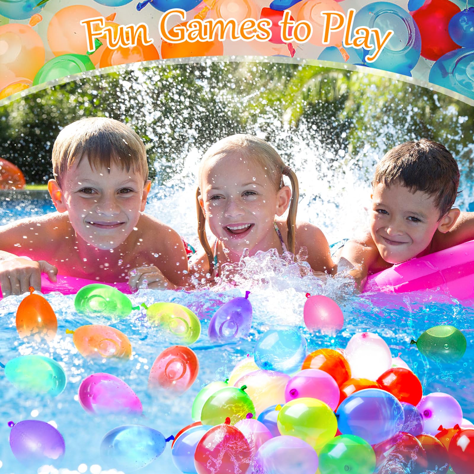 BARAKYEG 666 Globos De Agua Multicolor – ¡La Mega Bolsa Para Batallas De Agua, Fiestas En La Piscina Y Diversión Al Aire Libre!