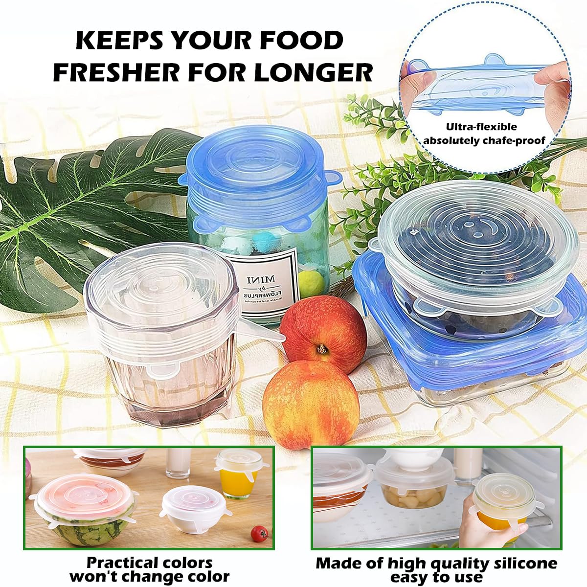 XILMARK Coperchi Yogurt compatibili con la Fermière, Coperchi Yogurt 67 mm, Coperchi Yogurt