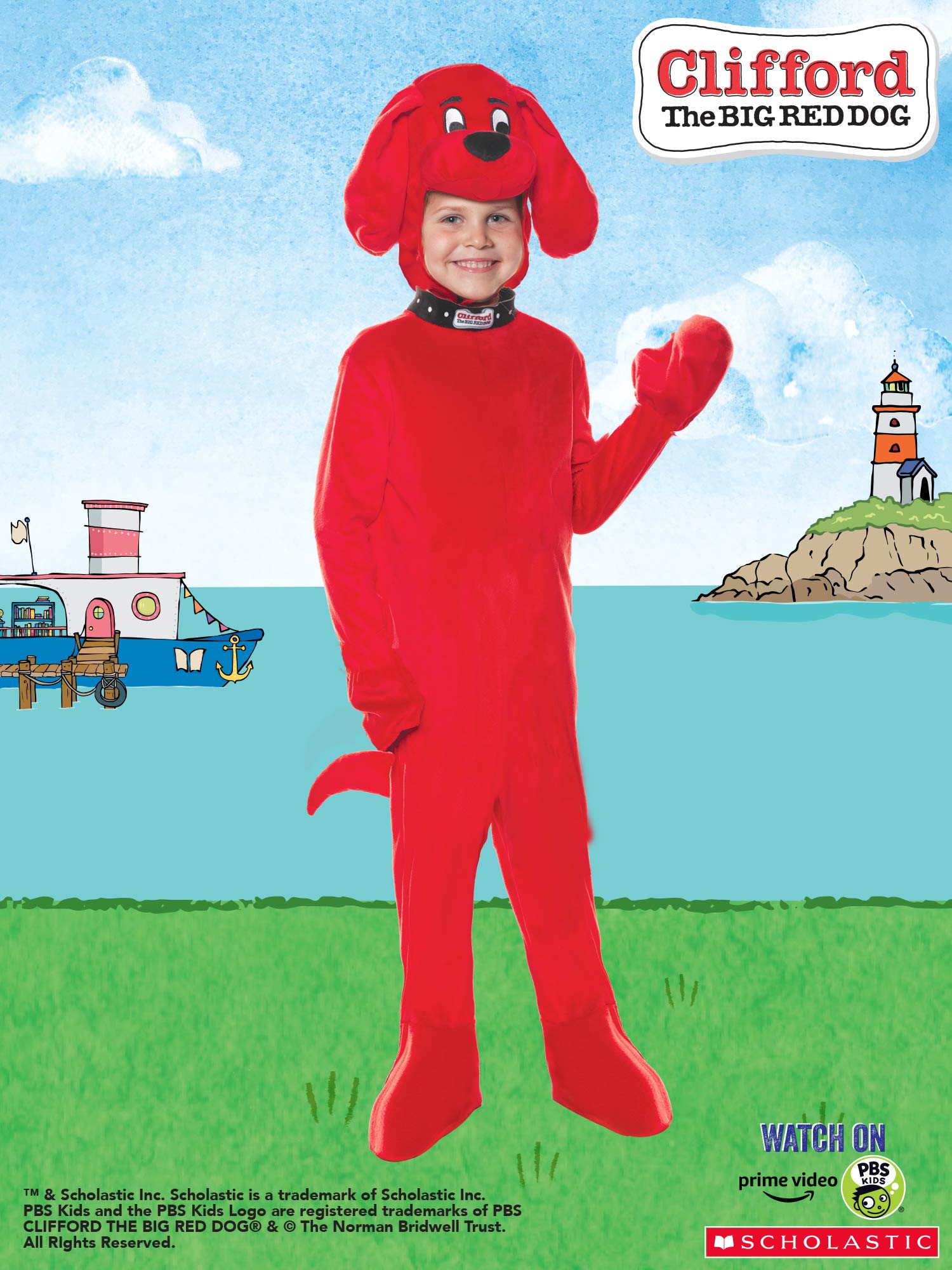 clifford the big red dog dress Inflatable Clifford the Big Red Dog Adult Costume