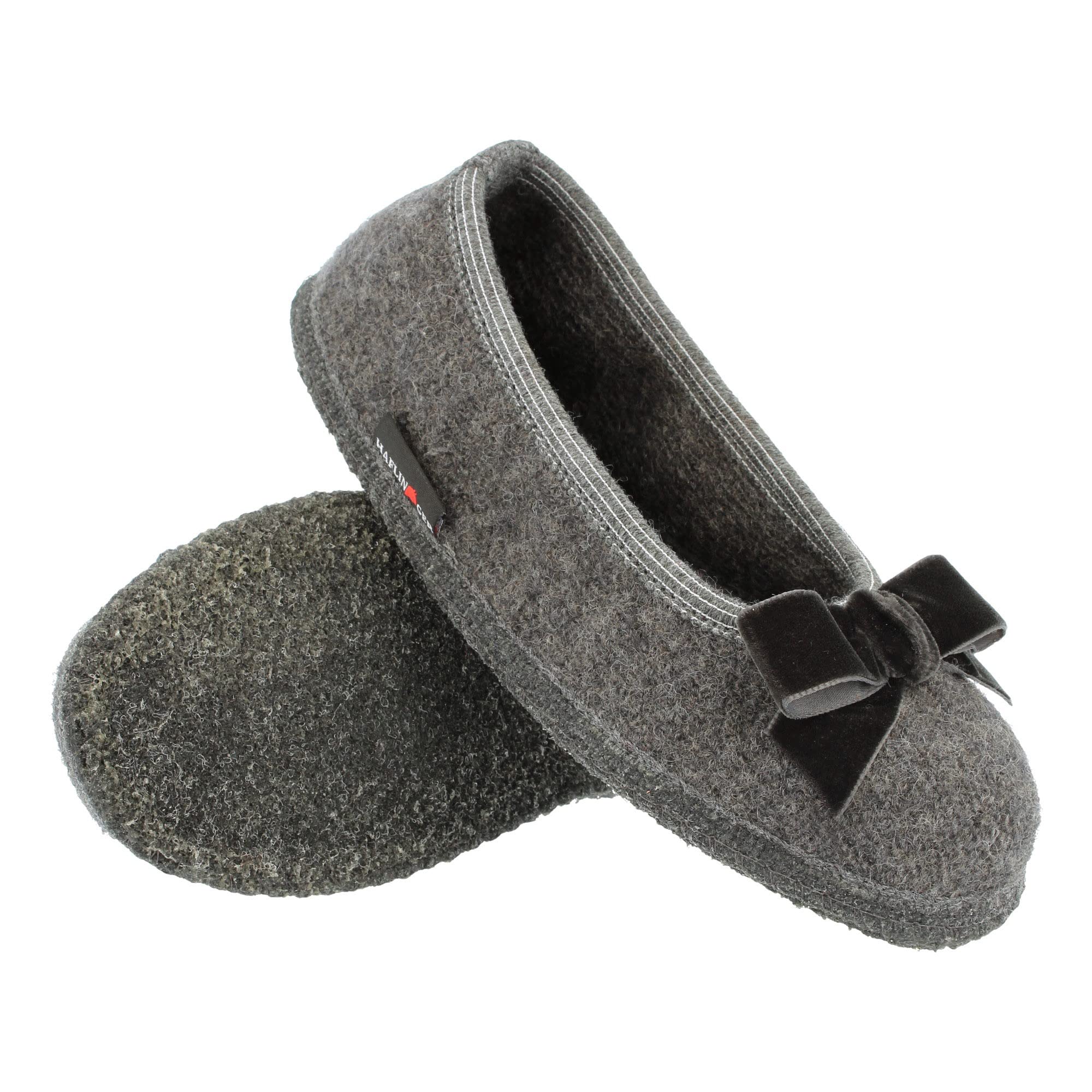 HAFLINGER Slipper Fiocco Filzpantoffel Hausschuh Ballerina