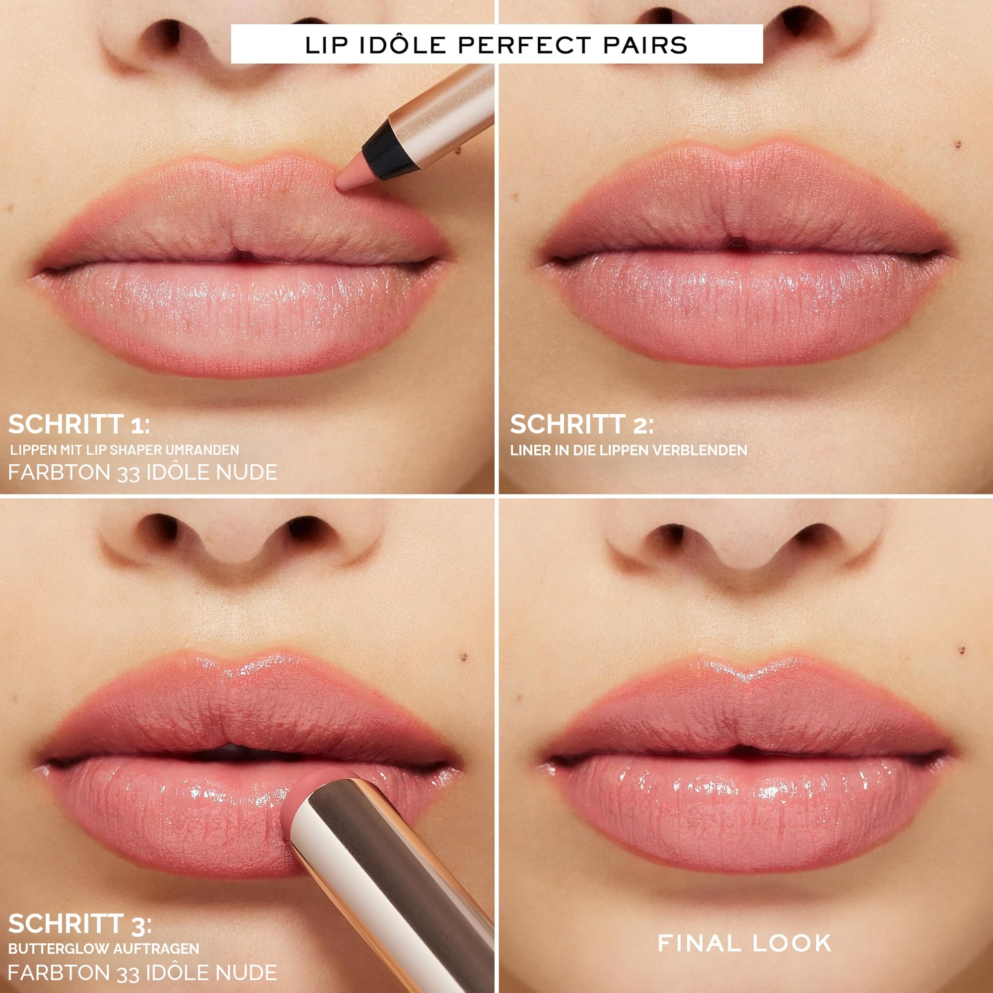 Lancôme Lip Idôle Lip Shaper Creamy Matte Lip Liner, bis zu 8 Stunden haltbar, wasserfeste Formel, langanhaltendes Lippen-Makeup, 1,2g