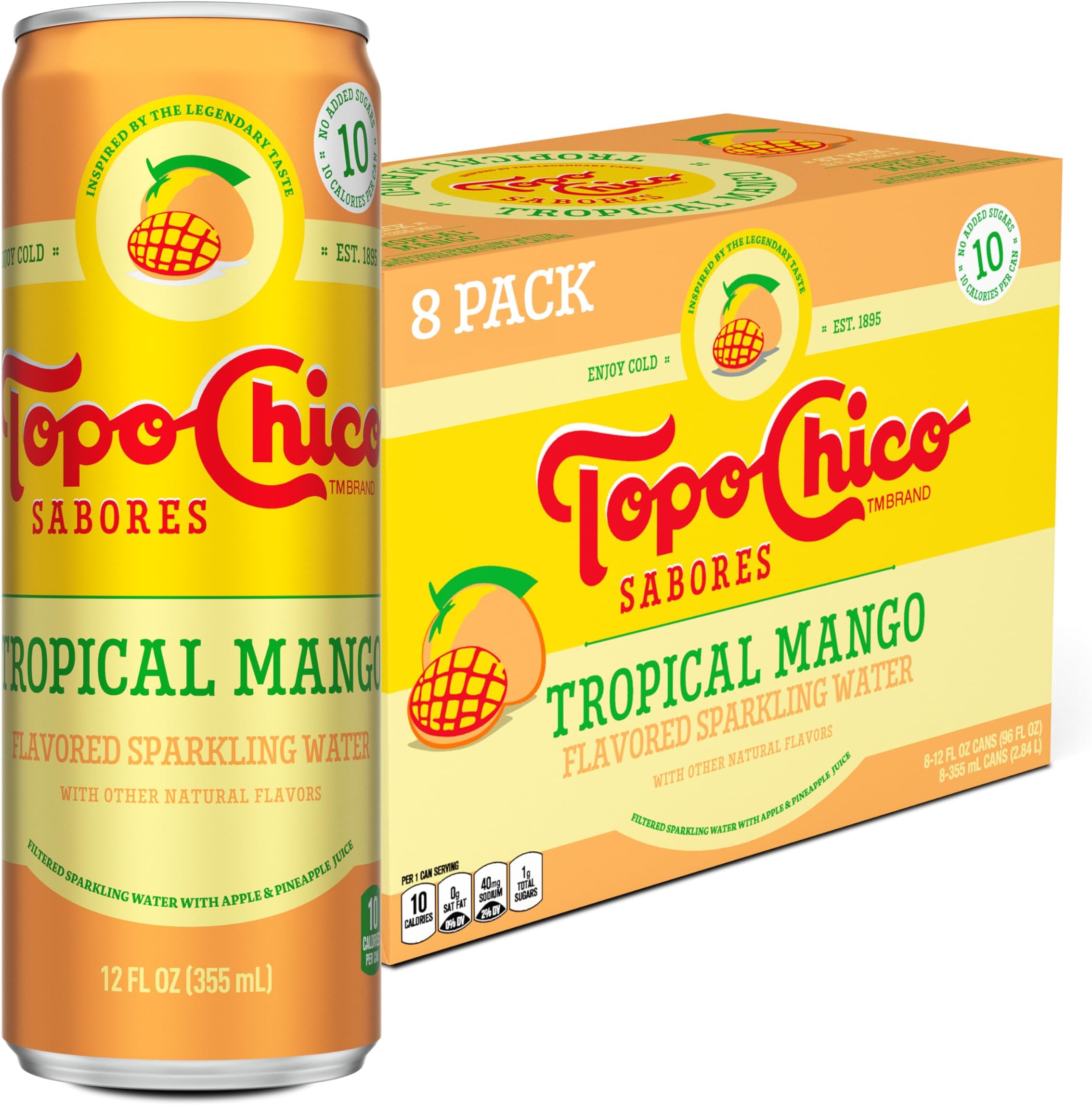 - Sabores Tropical Mango 12oz 8pk