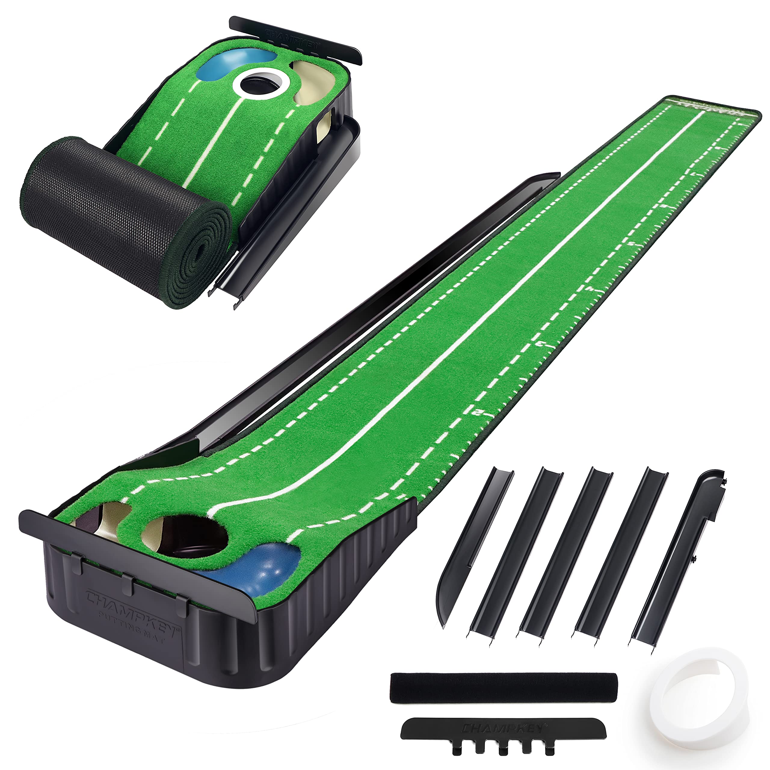 Putting Green Matte FANMATS Washington Huskies Putting Green Mat - 0,5x1,8m  Golfübungsmatte Mit Logo Golf Trainingsmatte Zuhause, image size:2560x2560