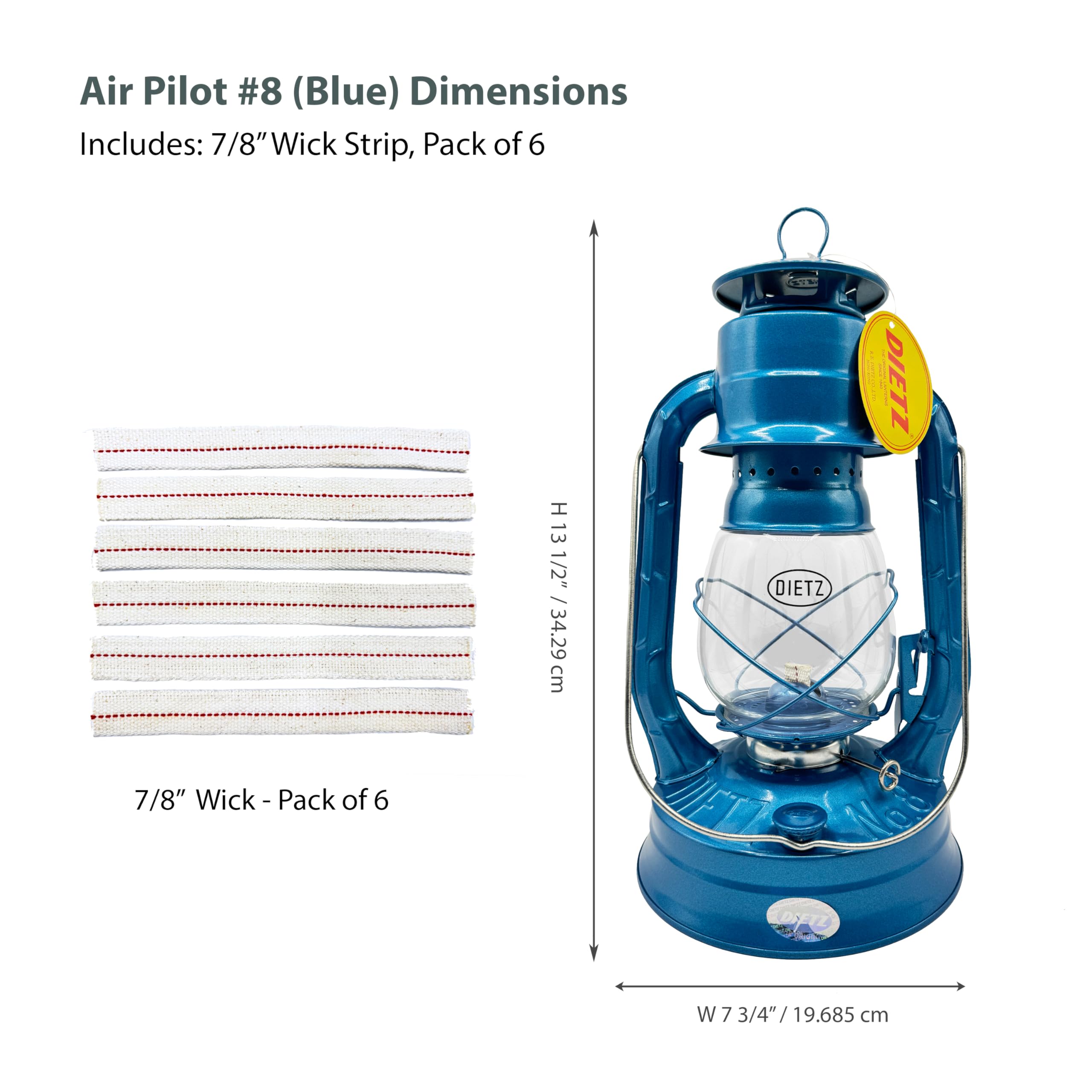 Amazon.com: Light of Mine - Dietz #08 Air Pilot Blue Oil Lantern