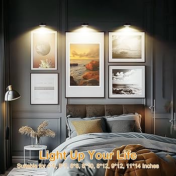 Garto Spotlight Battery Operated Motion Sensor Picture Light Led Cat