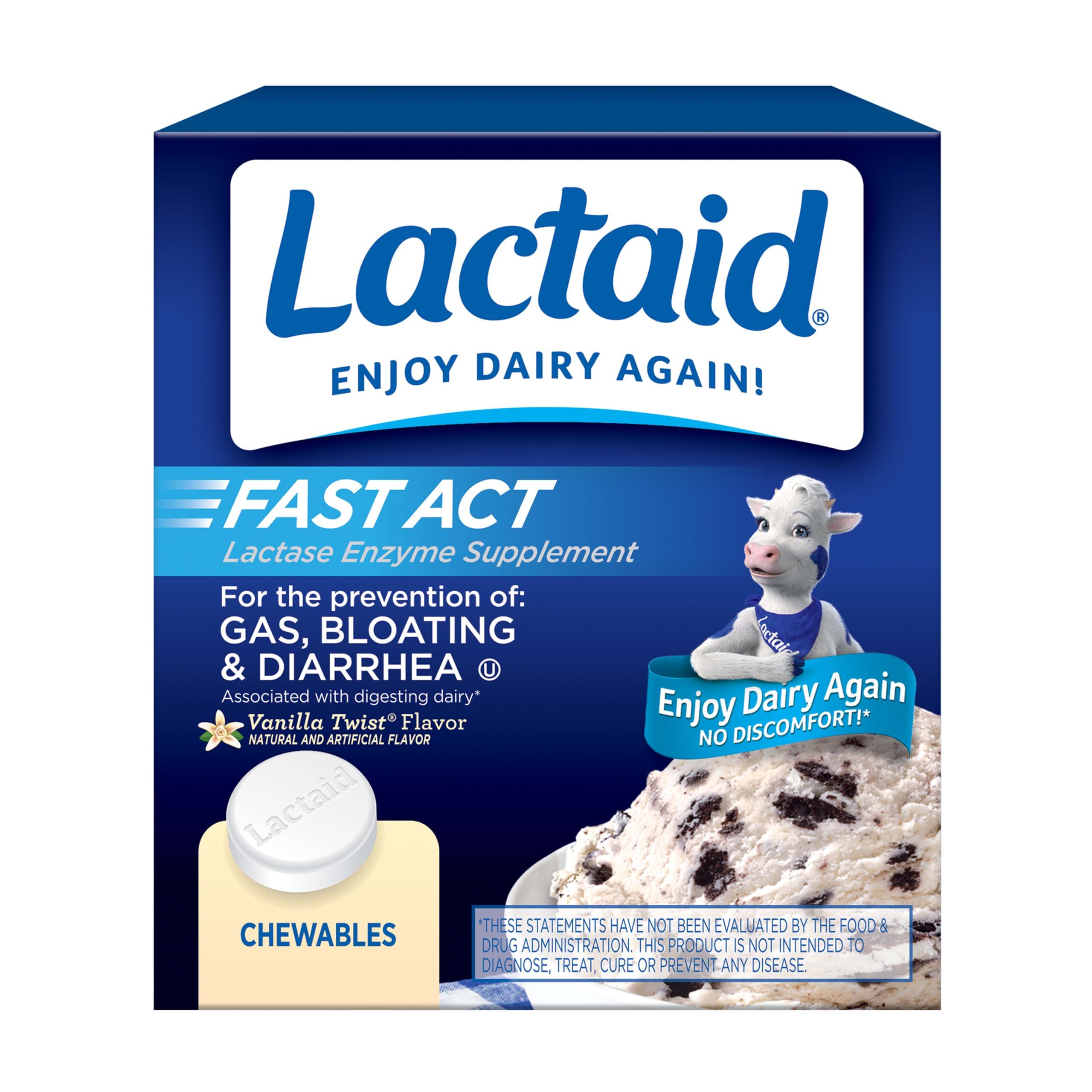 Lactaid Fast Act Chewables 60 Ct