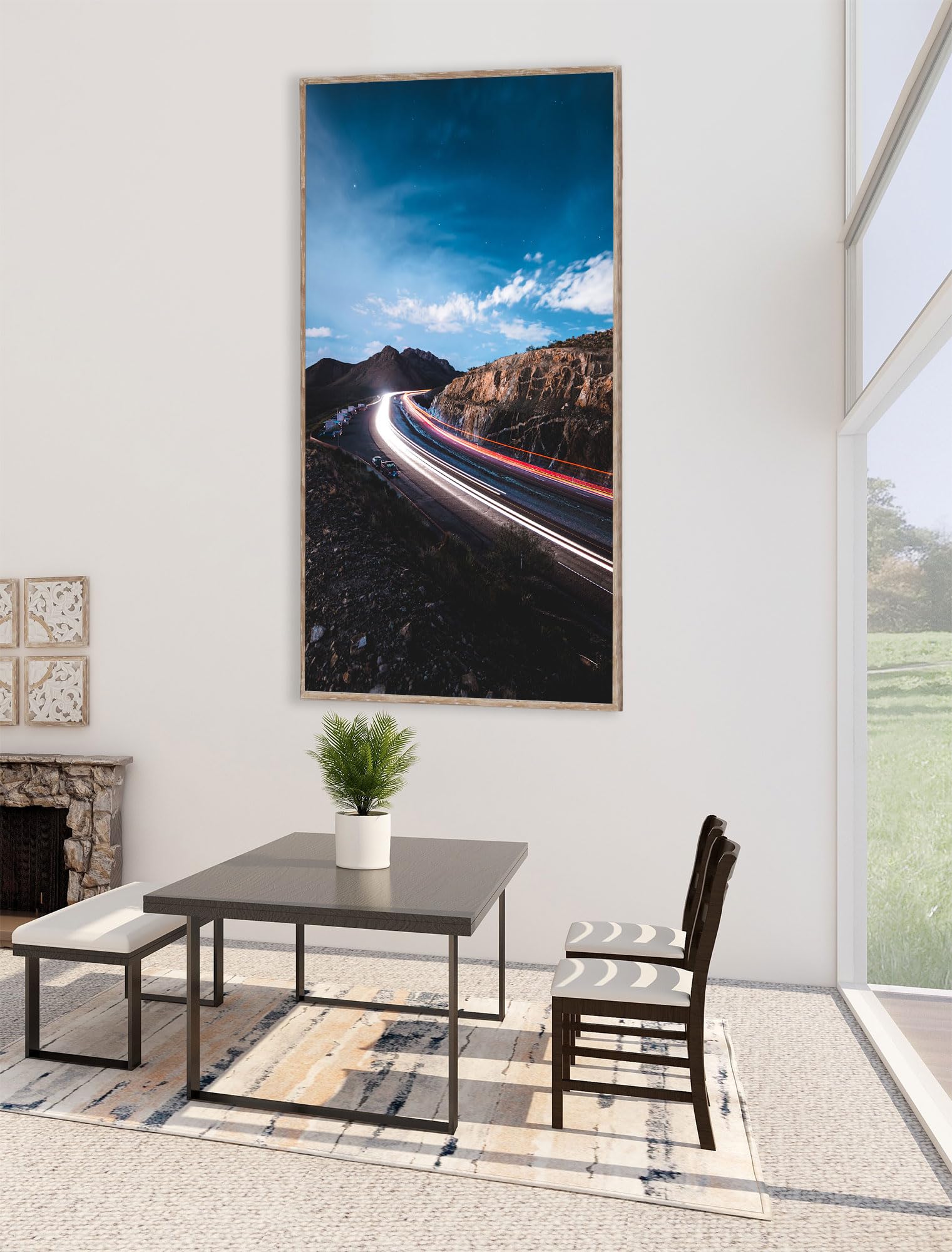Instarry DIY 5D Diamond Painting Grandi Dimensioni Autostrada del Cielo Decorazione per Casa e Pareti 120x60 cm