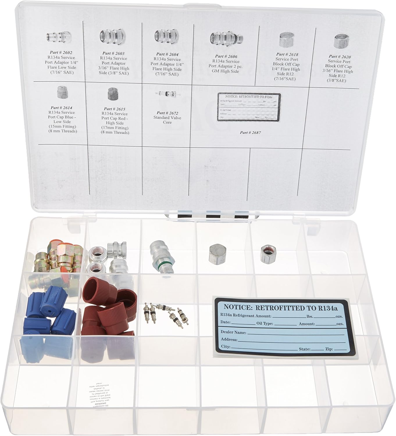 FJC FJC2662 R134a Retrofit Assortment, Air Conditioning Amazon Canada