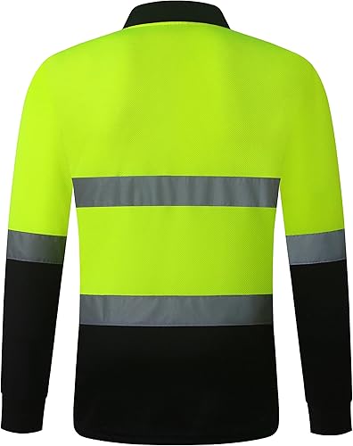 Miniatura 5 de Camisa de seguridad para hombre, camiseta reflectante de alta visibilidad, de secado rápido, transpirable, suave
