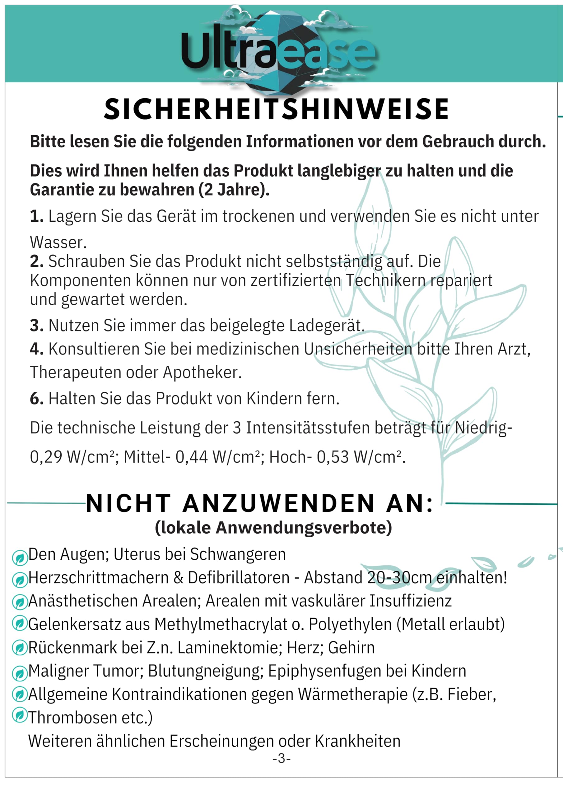 Ultrasons à domicile | Ultrasons chauffants, sans fil, sans vibrations & physiologiques pour le corps et le visage & soins de la peau | avec quatre techniques psychologiques