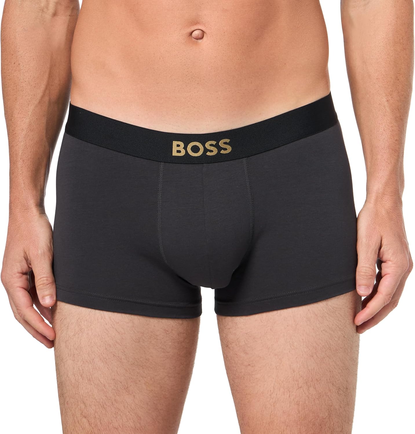 BOSS Men's 3-Pack Shine Logo Trunks - Image 2