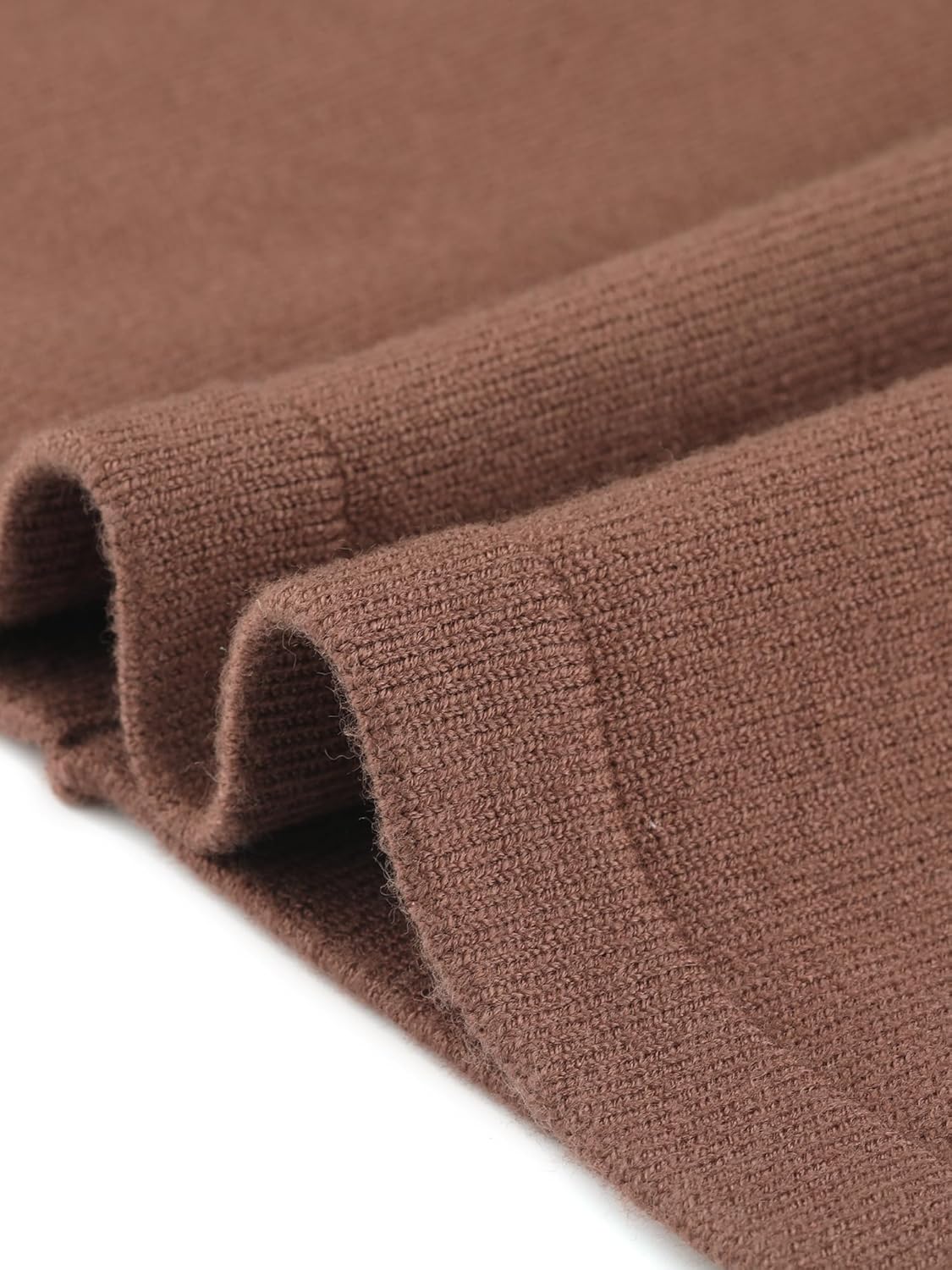 Seta T Women's Sweater Skirt Elastic High Waist Stretchy Ribbed Knit A-Line Midi Skirts Fall Winter Outfits - Image 7