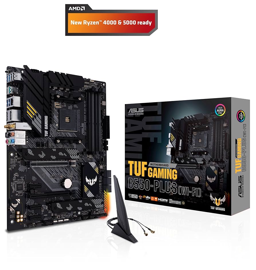 TUF GAMING B550 + Ryzen5 5600x + メモリ32GB ASUS TUF Gaming B550-PLUS WiFi AMD AM4 Zen 3 Ryzen 5000