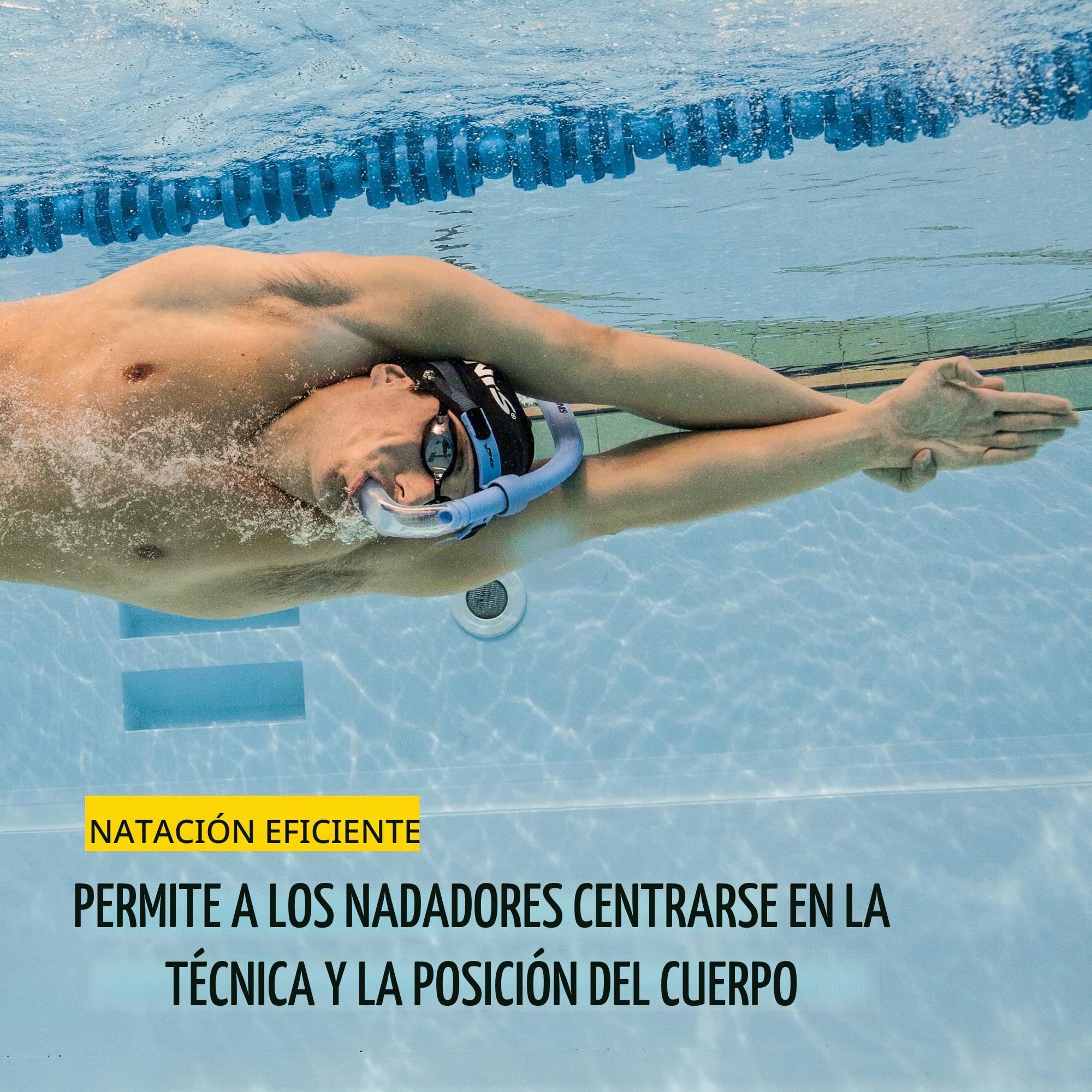 Finis Glide Tubo de respiración para natación, Unisex Adulto