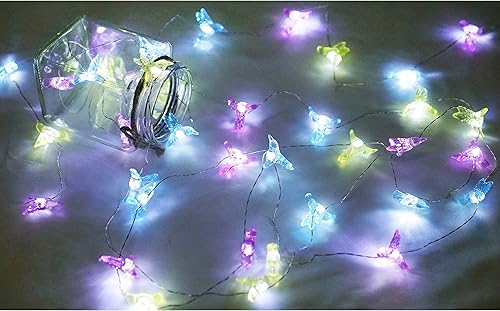 Miniatura 3 de 40 luces LED de hada de colibrí, impermeables, funciona con pilas, 8 modos con control remoto para bodas, fiestas, festivales, interiores,
