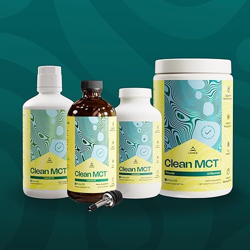 Miniatura 12 de LevelUp Clean MCT - Aceite 100% caprílico C8 para energía, concentración, control de peso, salud intestinal, supercombustible cerebral, suplemento
