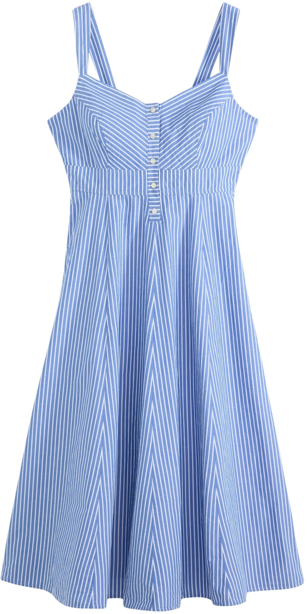 Levi's Donna Abito Midi Ravina con Chiusura con Bottoni, Linea a Trapezio
