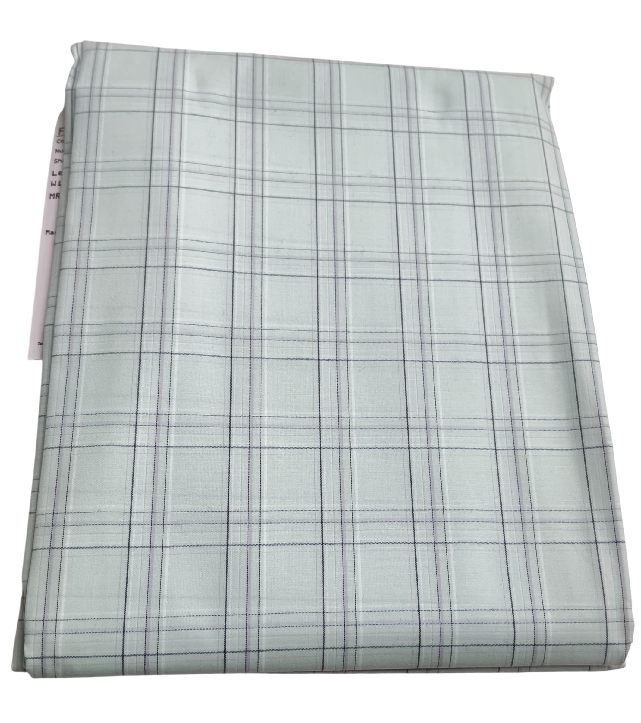 Siyarams Grey checks Shirt Fabric for Men Unstitched Cotton Blend Stylish Printed Design Soft Breathable Material for Formal Casual Office Wear-image-5
