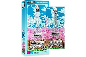 Pix Brix Pixel Art Puzzle Bricks : Build the Eiffel Tower as...
