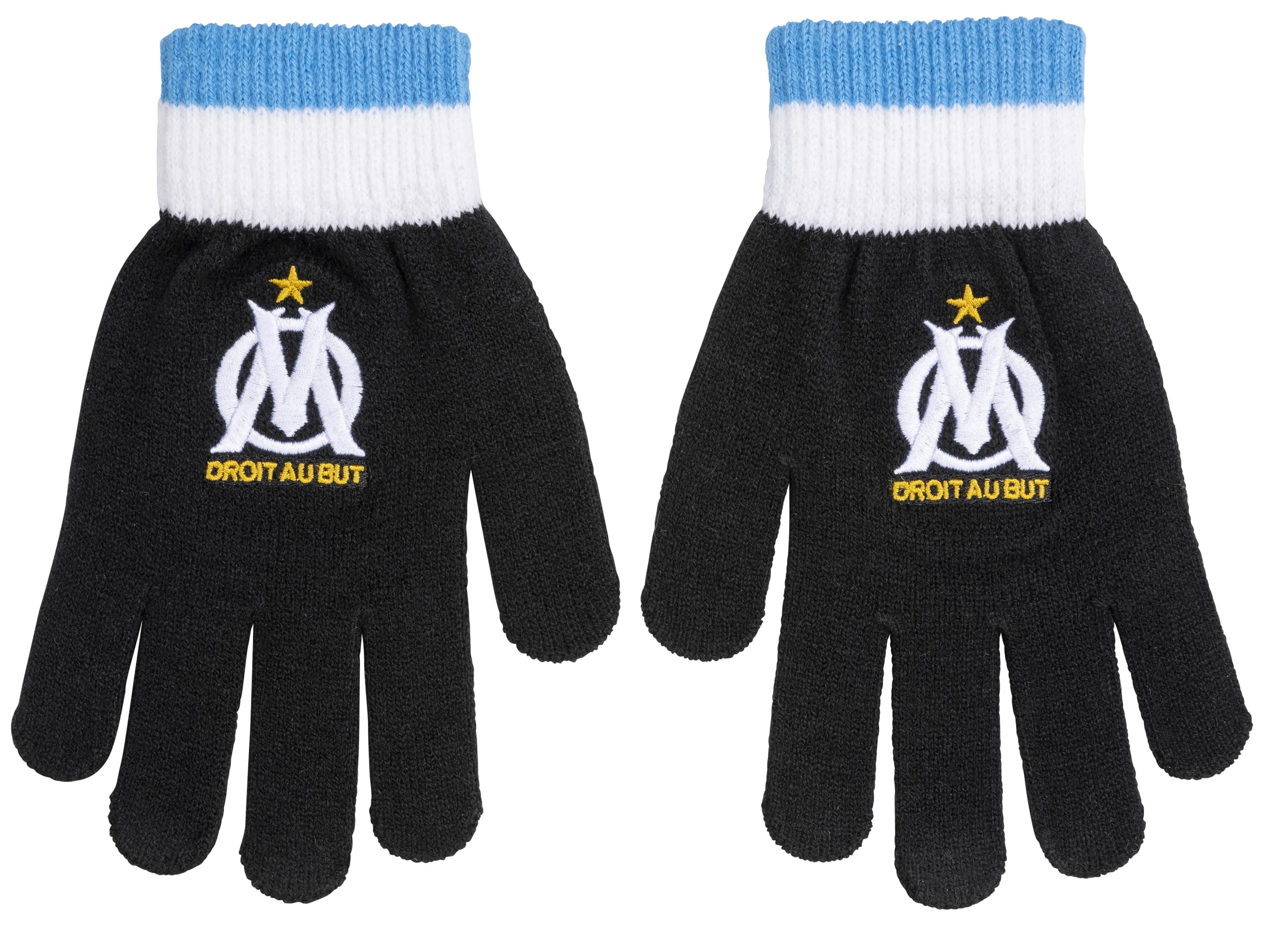 marseille handschuhe OLYMPIQUE DE Gants junior OM Fan Sport & Freizeit Trekking E-Bike für Damen size:L Category:E Bike_Kettenschaltung