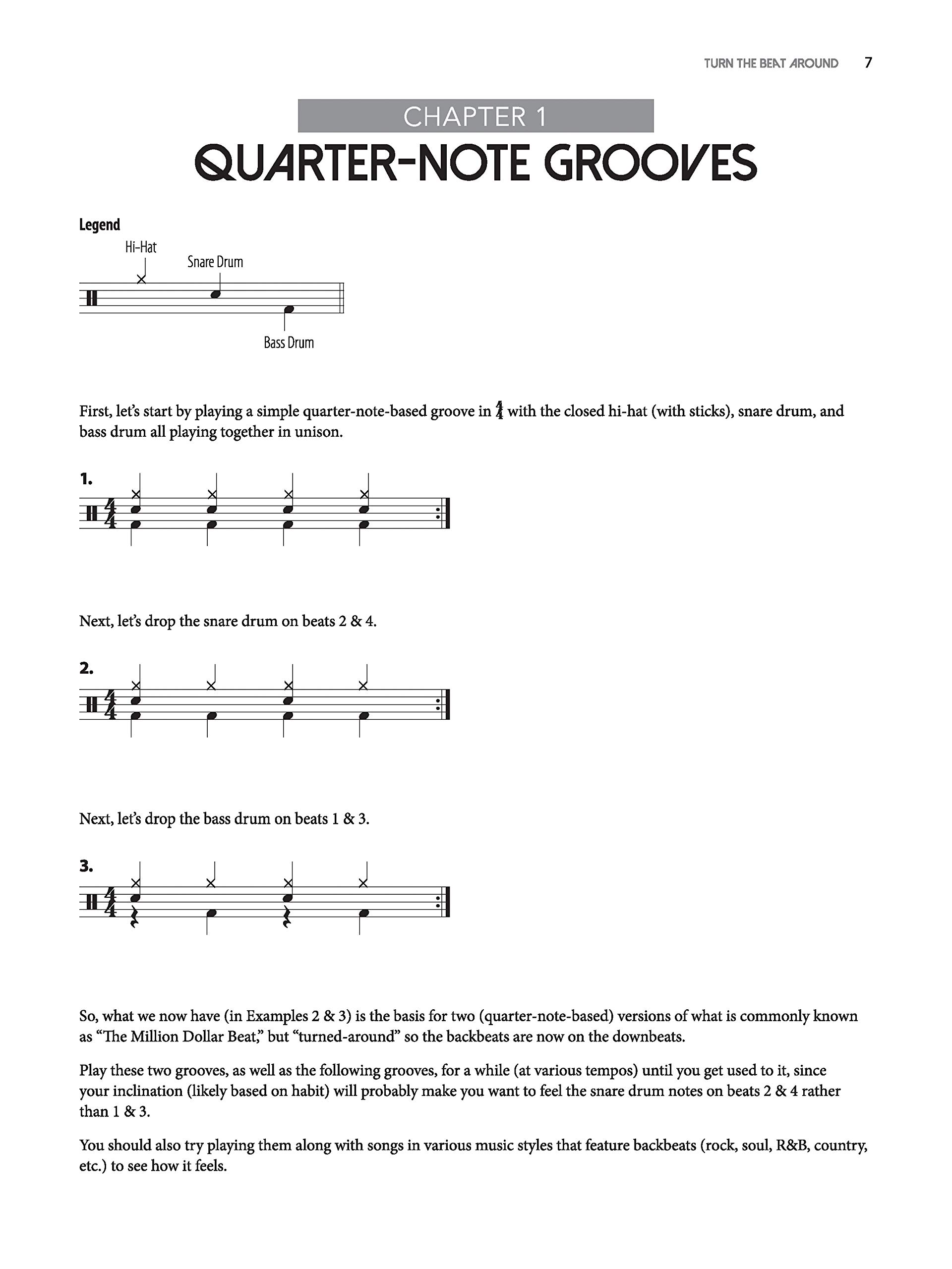 Turn the Beat Around: A Drummer's Guide to Playing Backbeats on 1 & 3