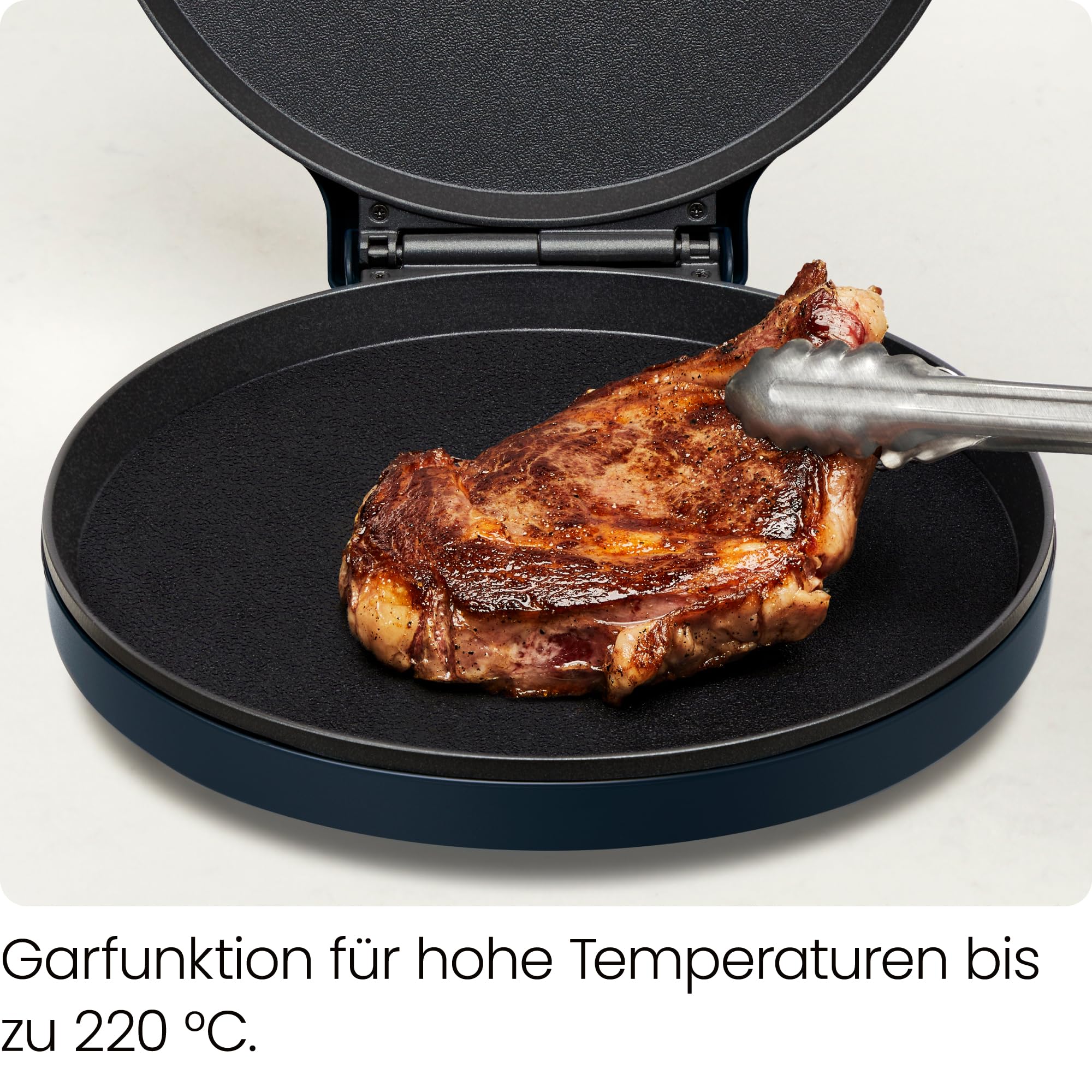 Chefman Everything Maker, 30 cm Pizzaofen mit Antihaft-Kochplatten | elektrisch, für Pizza, Quesadillas & Omelettes, Arbeitsplatte, Kontrollleuchten
