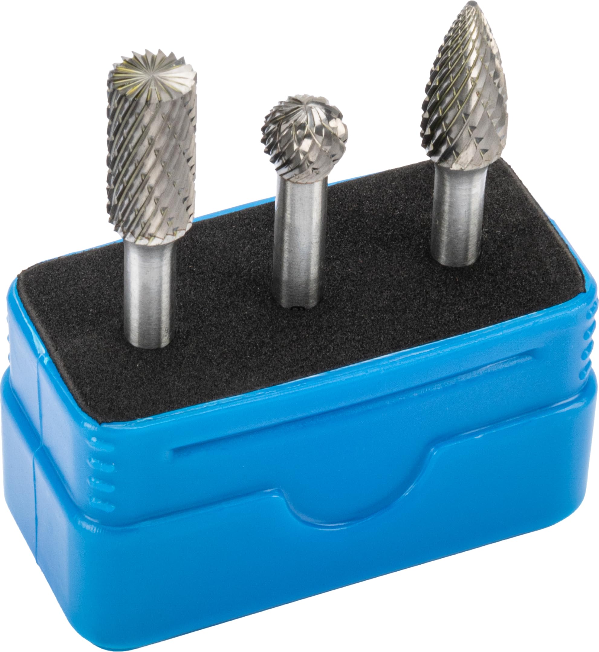 CONDOR Werkzeug 9813 | Hartmetall-Frässtift-Satz Rotationsfräser | 3-teilig | Wolfrahmstahl | ø 10 mm | Schaft 6 mm | geeignet für Holzbearbeitung, Schnitzen, Metallpolieren, Gravieren und Bohren