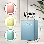 ICEBOX IBCR25SLT 2.5 Cu. Ft. Compact Refrigerator, Slate Blue
