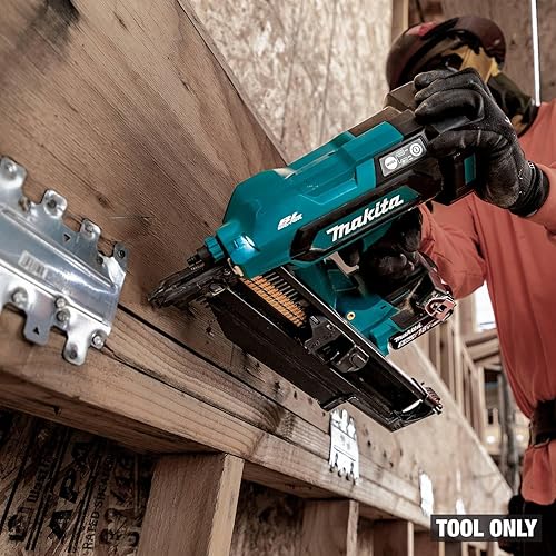 Miniatura 8 de Makita XNB03Z 18V LXT® Litio-Ion Inalámbrico 21º Cabeza Redonda Completa 3-1/2" Clavadora de Enmarcado, Solo Herramienta