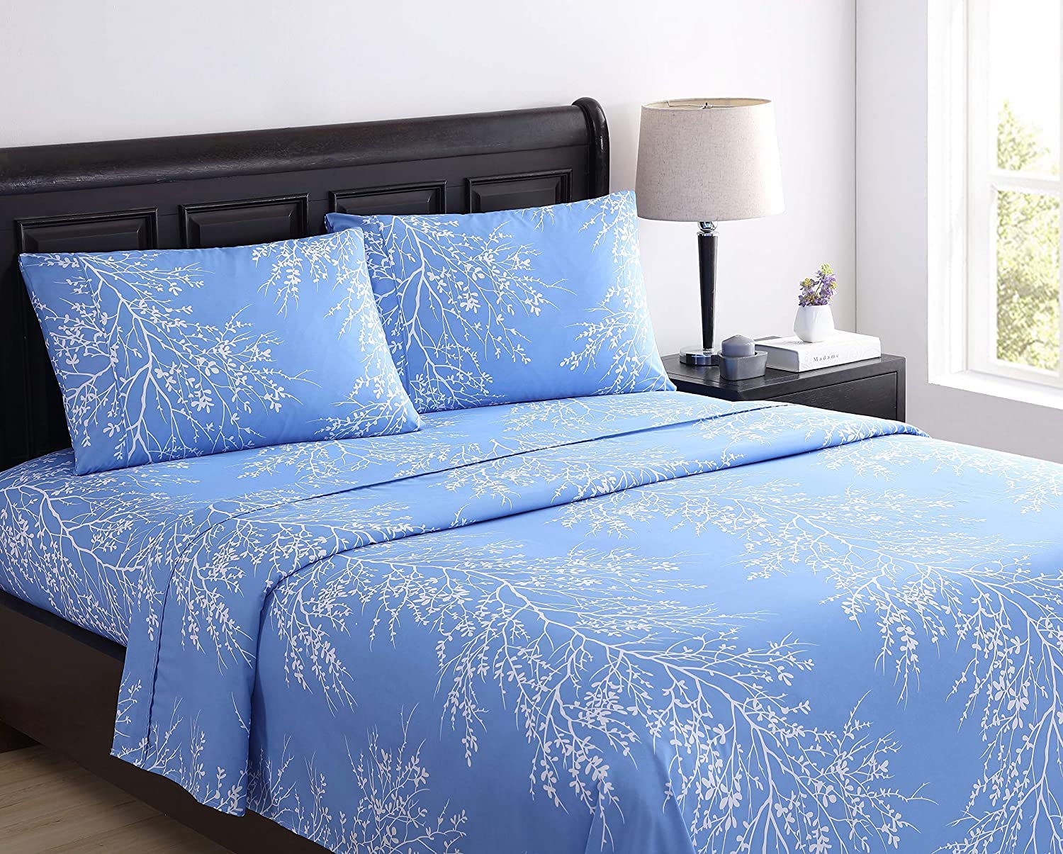 Amazon.com: Spirit Linen home Full Size Sheets Set - Pure Microfiber 4 ...