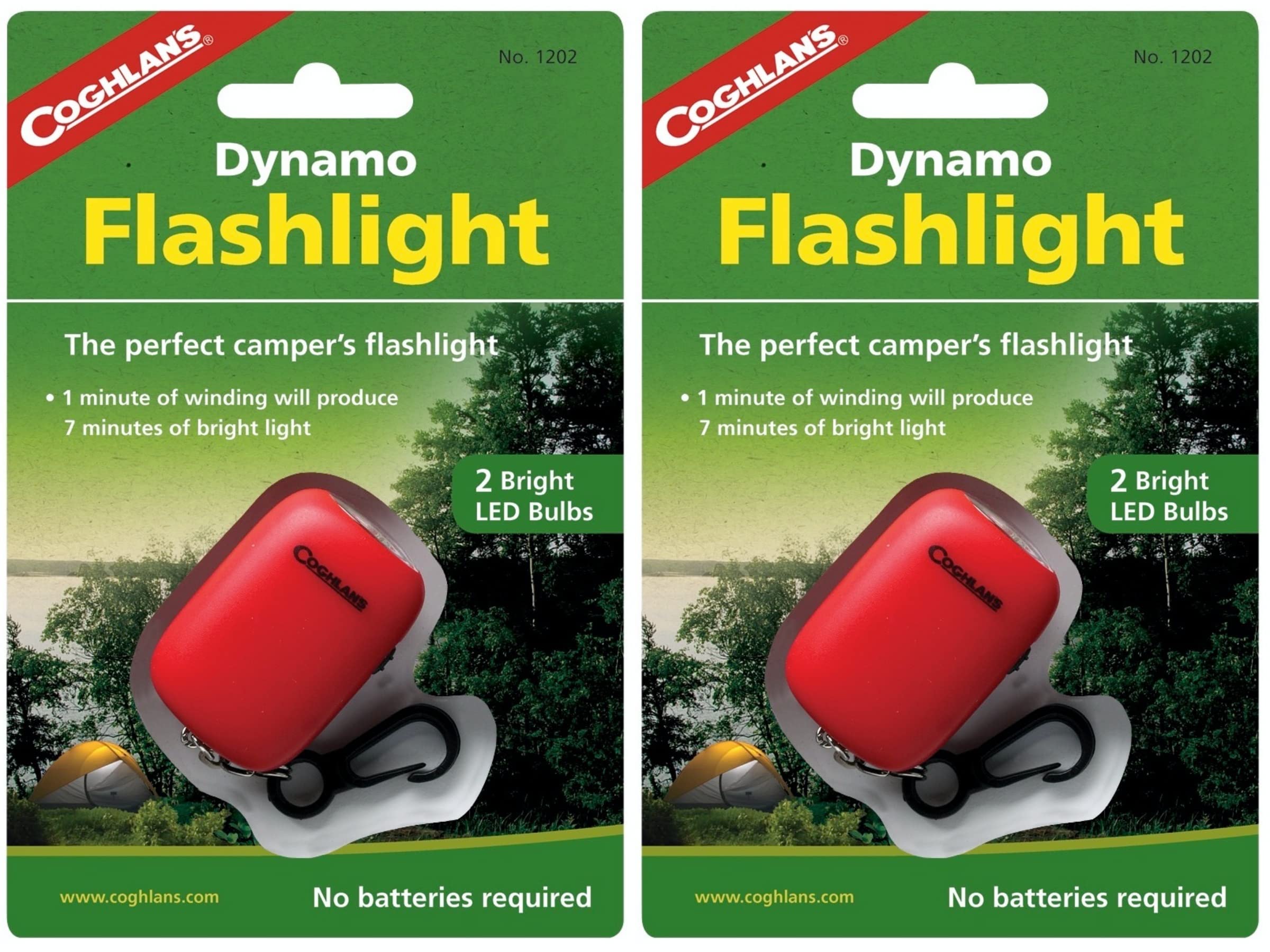 6-Pack Hand-Press LED Flashlight Lantern – Dynamo Emergency Torch, Self-Charging, No Batteries Needed – 300 Lumens, Compact