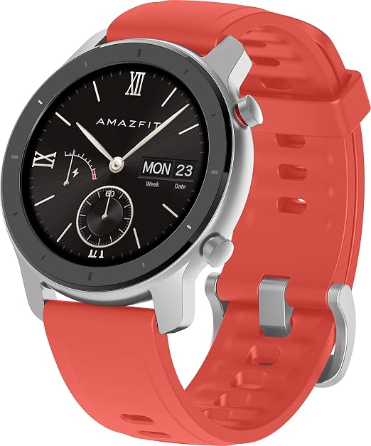 Amazfit GTR 42mm - Smartwatch Coral Red : Amazon.es: Electrónica
