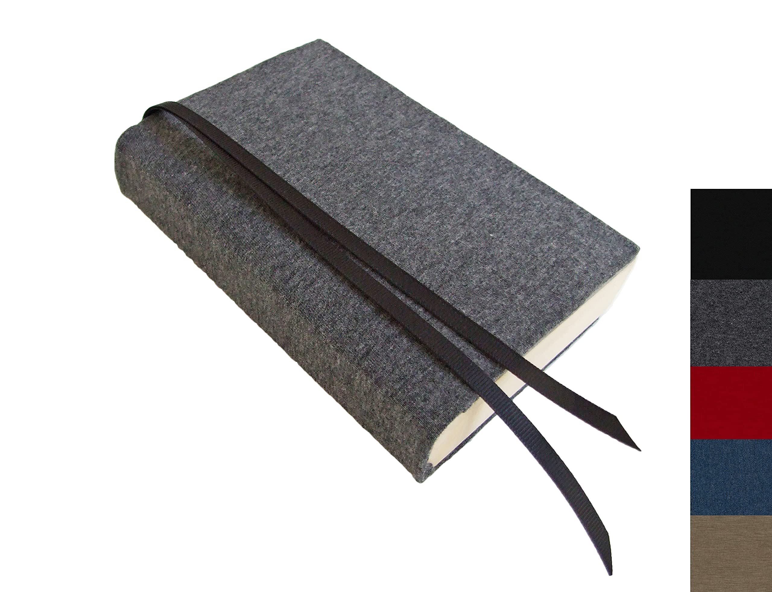4 Inch Mass Market Paperback Book Cover Small 4X6, SOLID COLORS Stretch Fabric Small Book Covers for Paperback and Hardcover Book, Book Sleeve Small, Grey, Red, Blue, Brown, Black (Adults)