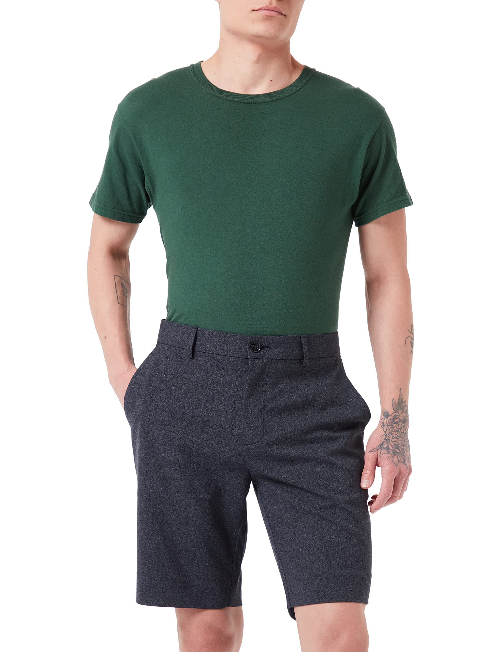 CASUAL FRIDAY CFCarstenHerren Chino Shorts Bermuda Kurze Hose mit Gürtelschlaufen Slim-Fit