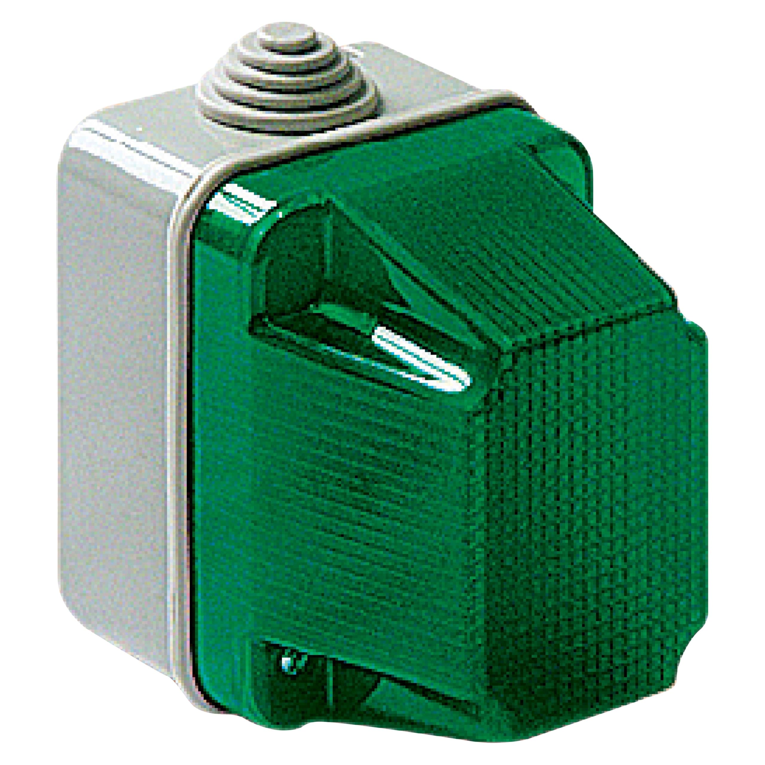elettrocanali Spia di Segnalazione Luminosa Stagna Ip55 230v Rosso Verde Ec320r/v, Verde