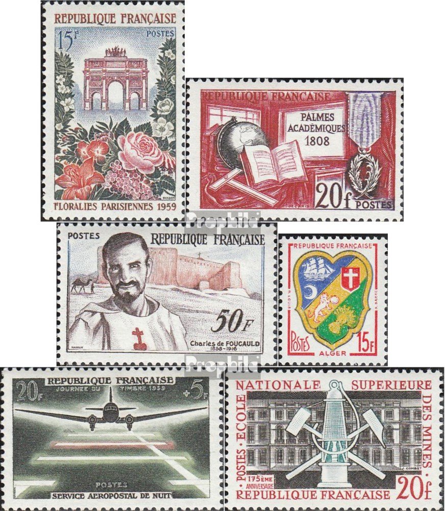 France 1226 (Complete.Issue.) Unmounted Mint/Never Hinged