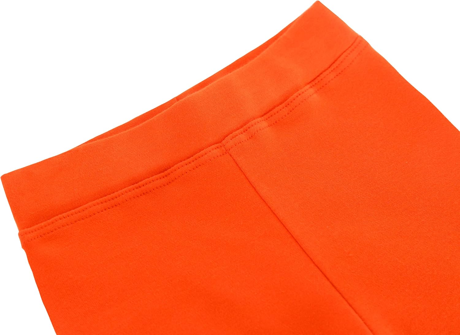 Lilax Girls' Basic Solid Full Length Cotton Soft Leggings