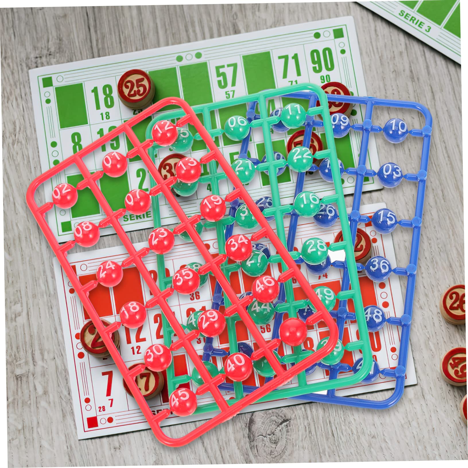 BESPORTBLE Bingo Game Balls Pcs Raffle Balls for Party Activity Props Easy to Catch Attention Use