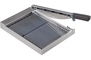 Swingline Guillotine Paper Cutter with 12" Cut Length and Tempered Glass Surface