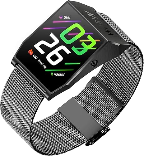 WMBYY Rastreador de actividad física con frecuencia cardíaca 247, oxígeno en sangre, presión arterial y monitor de sueño, 24 modos deportivos,