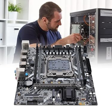 X99 Gaming Motherboard, for LGA 2011-3 Computer Motherboard with 4 Channel DDR4, 128GB M.2 Nvme NGFF Serial ATA 3.0 6Gb / s PCI E, Supports i7 E5 V3 V4 2011 CPUs