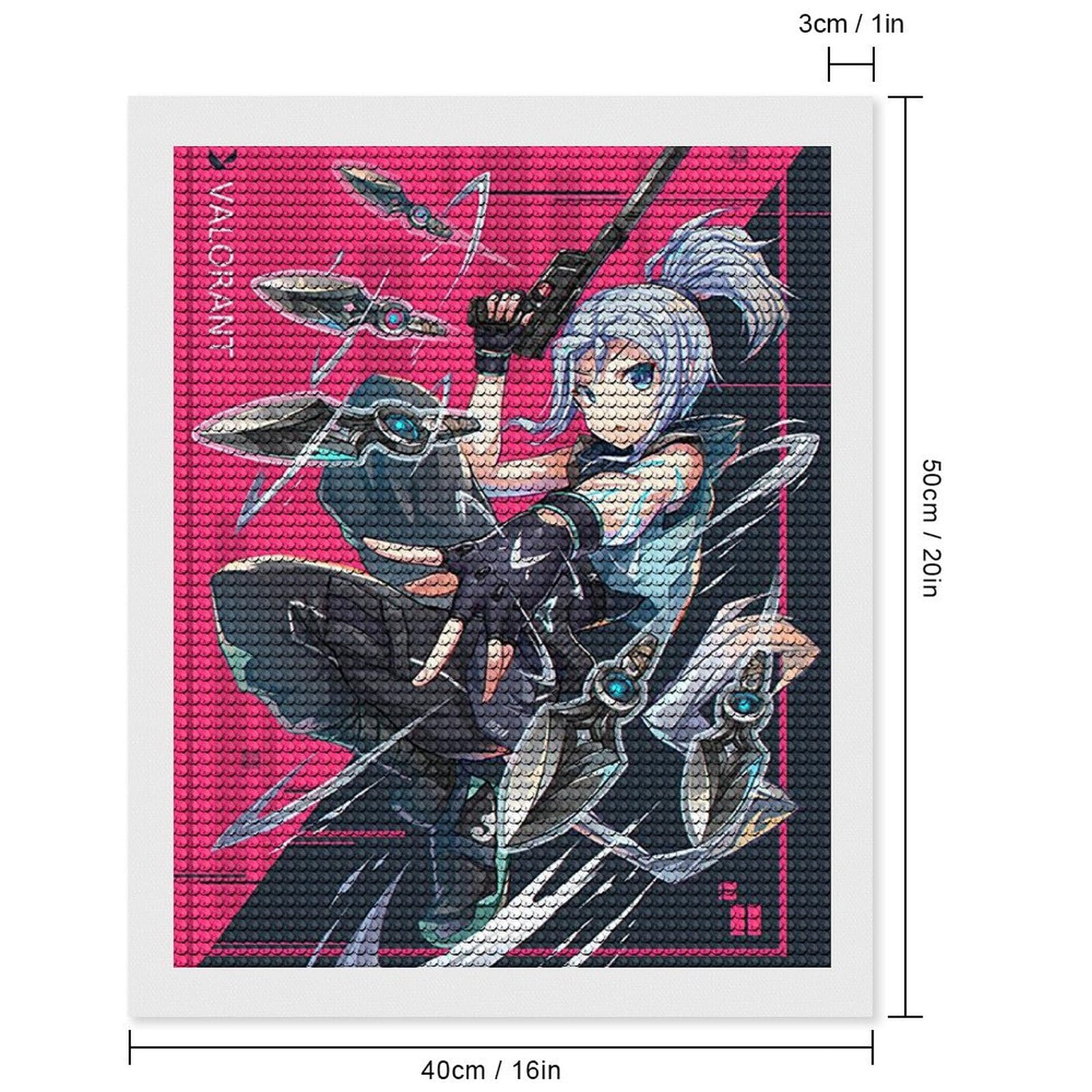 Amazon.co.jp: ダイアモンドビーズ絵画 ヴァロラント Valorant 5D