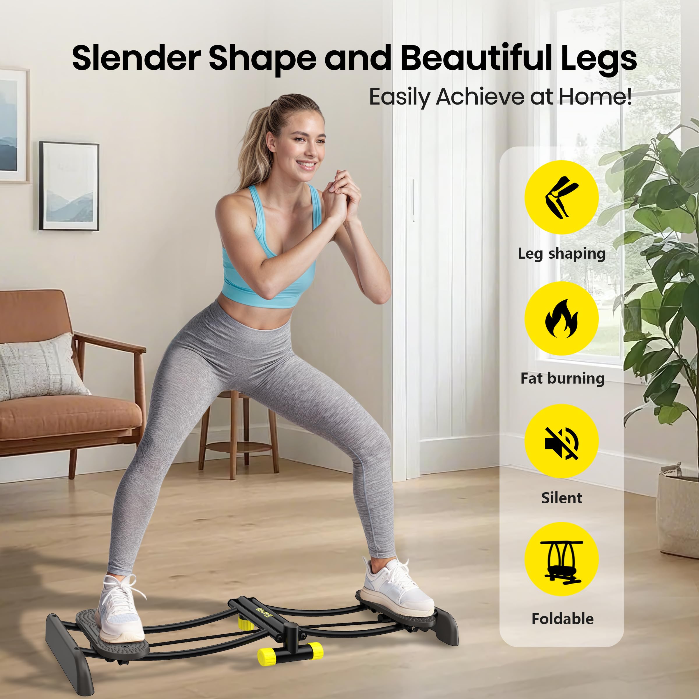 Amazon.com : ZIWWVY Ski Trainer, Simulated Ski Machine