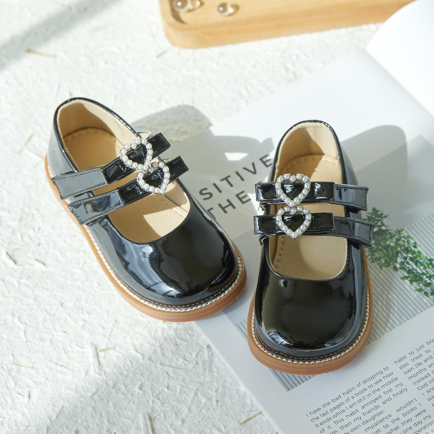 Kiderence Girls Flat Dress Shoes School Oxfords Marry Jane (Toddler/Little Kids) - Image 5