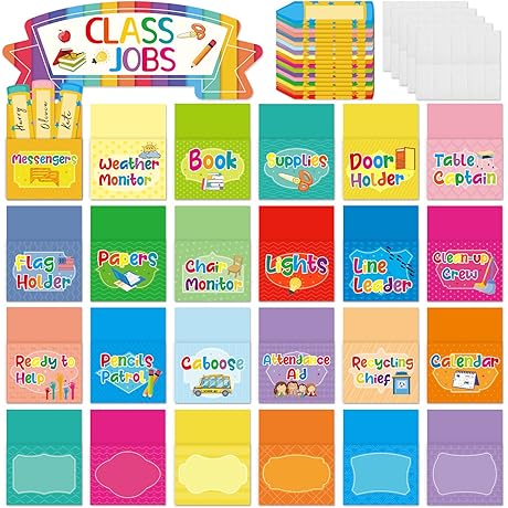 Classroom Jobs Bulletin Board Set for Visual Learner