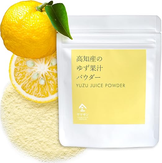 Yuzu Juice Powder (50g) Refreshing Yuzu Aroma from Kochi, Toppings for